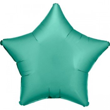 Silk Jade Green csillag fólia lufi 48 cm Silk Jade Green csillag fólia lufi 48 cm
