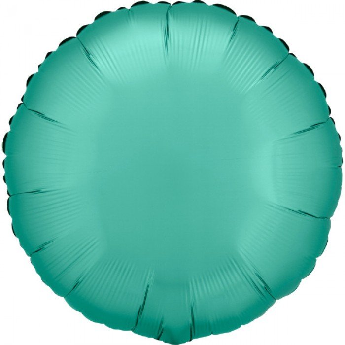 Silk Jade Green kör fólia lufi 43 cm