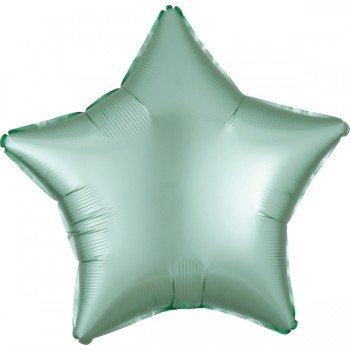 Silk Mint Green csillag fólia lufi 48 cm Silk Mint Green csillag fólia lufi 48 cm