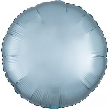 Silk Pastel Blue kör fólia lufi 43 cm Silk Pastel Blue kör fólia lufi 43 cm