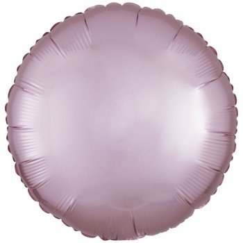 Silk Pastel Pink kör fólia lufi 43 cm Silk Pastel Pink kör fólia lufi 43 cm