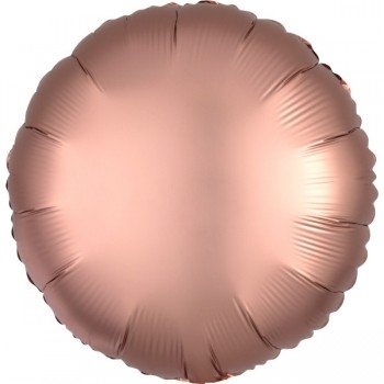 Silk Rose Copper kör fólia lufi 43 cm Silk Rose Copper kör fólia lufi 43 cm