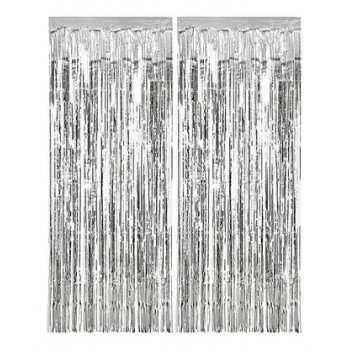 Silver Curtains, Ezüst ajtónyílásba való függöny 2 m
