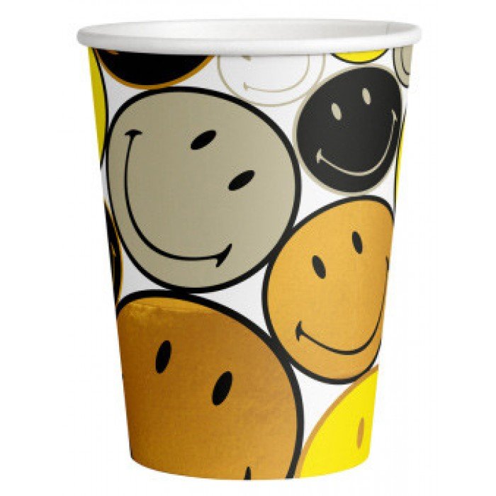 Smiley Originals papír pohár 8 db-os 250 ml
