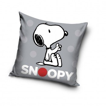 Snoopy Grey párnahuzat 40x40 cm Snoopy Grey párnahuzat 40x40 cm
