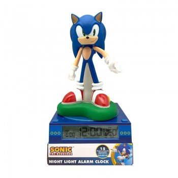 Sonic a sündisznó 3D éjszakai lámpa és ébresztőóra Sonic a sündisznó 3D éjszakai lámpa és ébresztőóra