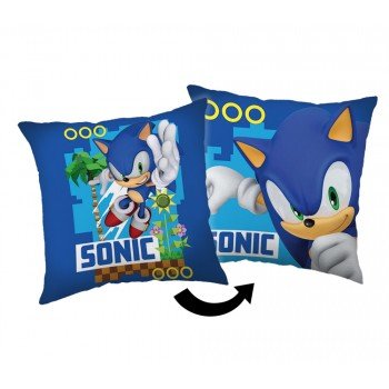 Sonic, a sündisznó párna, díszpárna 40x40 cm Sonic, a sündisznó párna, díszpárna 40x40 cm
