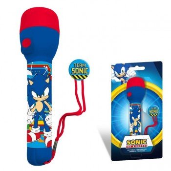 Sonic a sündisznó elemlámpa, zseblámpa 21 cm Sonic a sündisznó elemlámpa, zseblámpa 21 cm