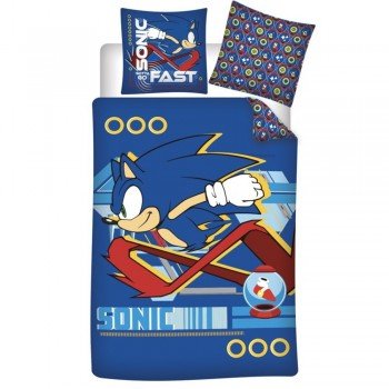 Sonic, a sündisznó Fast ágyneműhuzat 140×200cm, 65×65 cm Sonic, a sündisznó Fast ágyneműhuzat 140×200cm, 65×65 cm