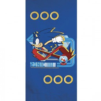 Sonic a sündisznó fürdőlepedő, strand törölköző 70x140cm (Fast Dry) Sonic a sündisznó fürdőlepedő, strand törölköző 70x140cm (Fast Dry)