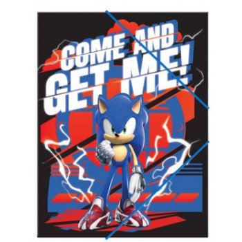 Sonic a sündisznó Get Me A/4 gumis mappa Sonic a sündisznó Get Me A/4 gumis mappa