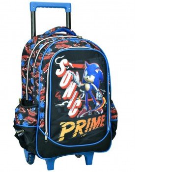 Sonic a sündisznó Get Me gurulós iskolatáska, táska 46 cm Sonic a sündisznó Get Me gurulós iskolatáska, táska 46 cm