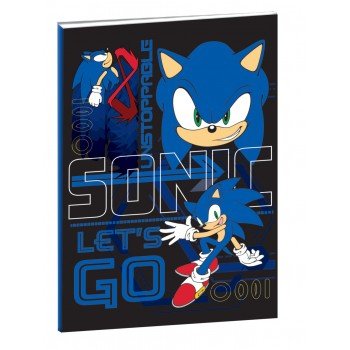 Sonic a sündisznó Go B/5 vonalas füzet 40 lapos Sonic a sündisznó Go B/5 vonalas füzet 40 lapos