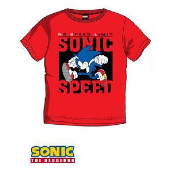 Sonic, a sündisznó gyerek rövid póló, felső 3 év