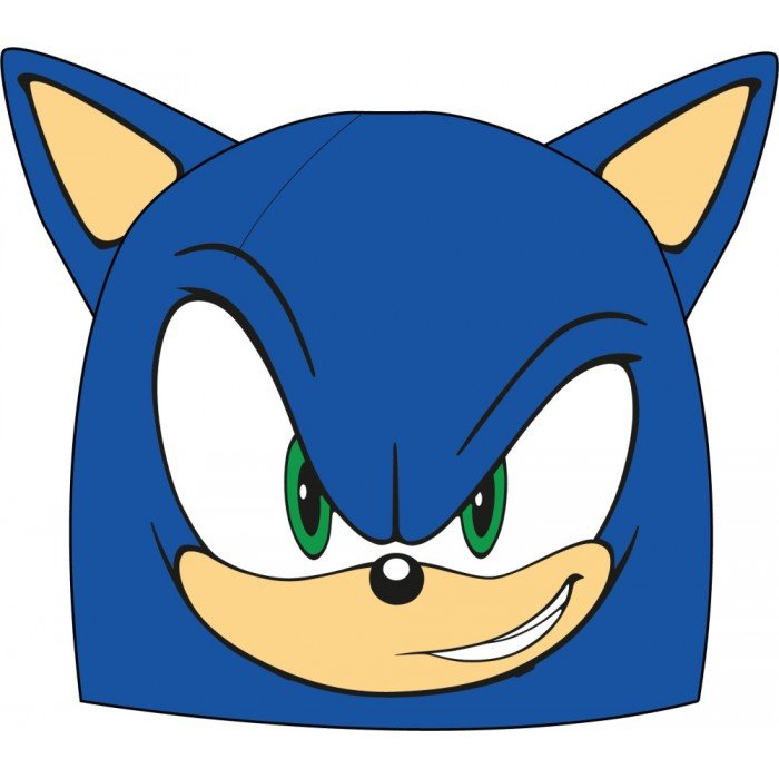 Sonic a sündisznó gyerek sapka 54 cm