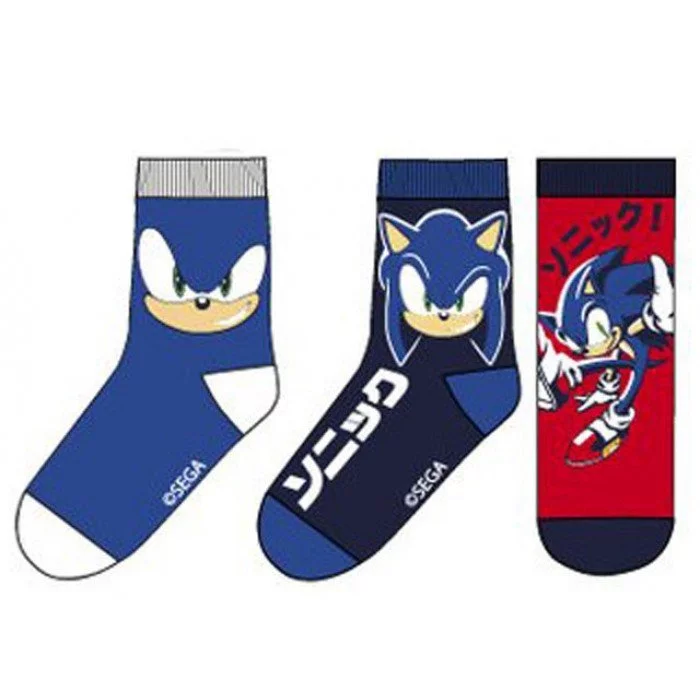 Sonic a sündisznó gyerek zokni 27/30 Sonic a sündisznó gyerek zokni 27/30