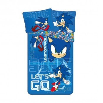 Sonic, a sündisznó Let's go ágyneműhuzat 140×200cm, 70×90 cm Sonic, a sündisznó Let's go ágyneműhuzat 140×200cm, 70×90 cm
