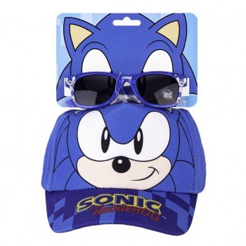 Sonic a sündisznó napszemüveg és baseball sapka szett Sonic a sündisznó napszemüveg és baseball sapka szett