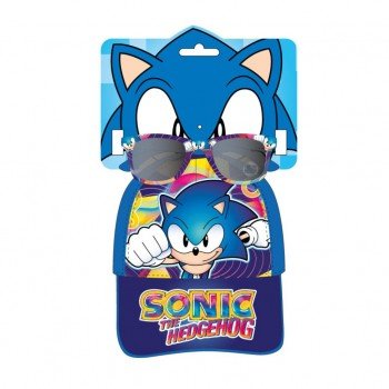 Sonic a sündisznó napszemüveg és baseball sapka szett Sonic a sündisznó napszemüveg és baseball sapka szett