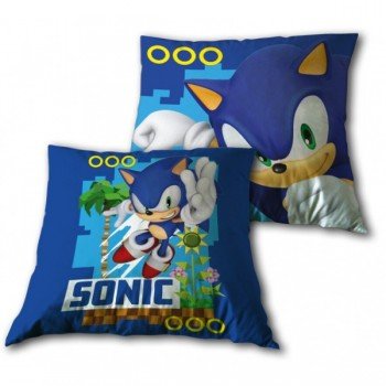 Sonic, a sündisznó párna, díszpárna 35x35 cm Sonic, a sündisznó párna, díszpárna 35x35 cm