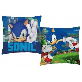 Sonic, a sündisznó párna, díszpárna 40*40 cm Sonic, a sündisznó párna, díszpárna 40*40 cm