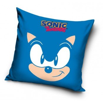 Sonic a sündisznó párnahuzat 40x40 cm Velúr Sonic a sündisznó párnahuzat 40x40 cm Velúr