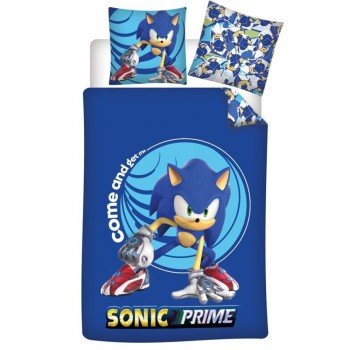 Sonic a sündisznó Prime ágyneműhuzat 140×200cm, 63×63 cm microfibre Sonic a sündisznó Prime ágyneműhuzat 140×200cm, 63×63 cm microfibre