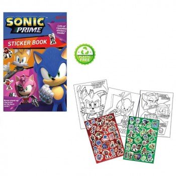 Sonic a sündisznó Prime színező + matrica szett Sonic a sündisznó Prime színező + matrica szett
