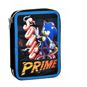 Sonic a sündisznó Prime tolltartó töltött 2 emeletes Sonic a sündisznó Prime tolltartó töltött 2 emeletes