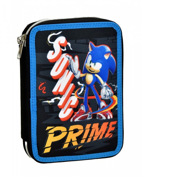 Sonic a sündisznó Prime tolltartó töltött 2 emeletes