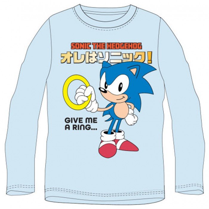 Sonic a sündisznó Ring gyerek hosszú ujjú póló, felső 116 cm