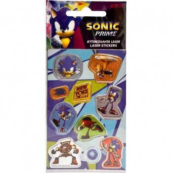 Sonic a sündisznó Shining hologrammos matrica szett Sonic a sündisznó Shining hologrammos matrica szett