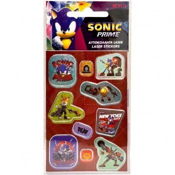 Sonic a sündisznó Shining hologrammos matrica szett Sonic a sündisznó Shining hologrammos matrica szett