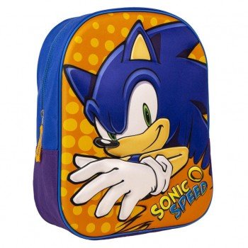 Sonic a sündisznó Speed 3D hátizsák, táska 31 cm Sonic a sündisznó Speed 3D hátizsák, táska 31 cm