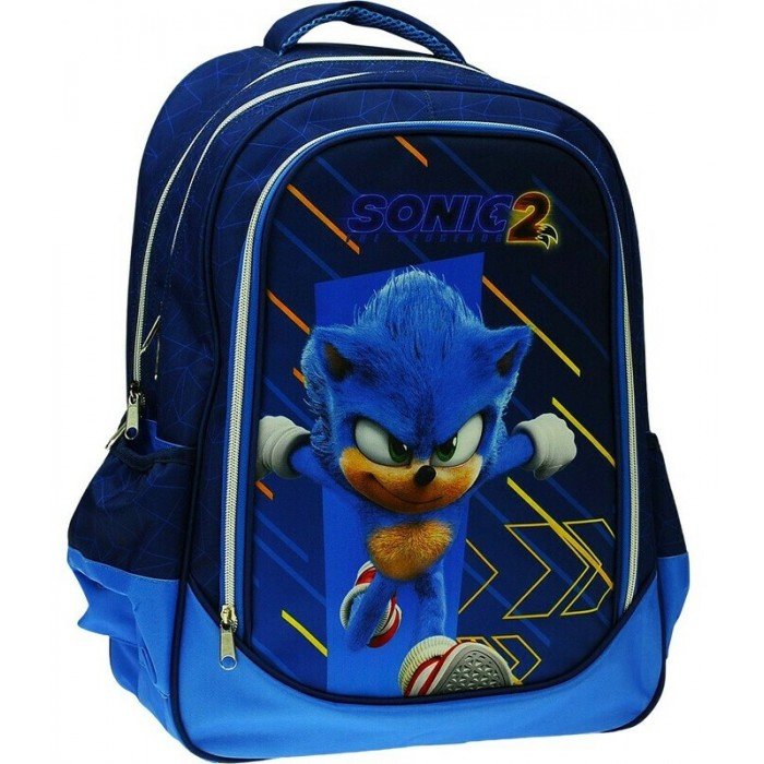 Sonic a sündisznó iskolatáska, táska 46 cm