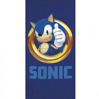 Sonic a sündisznó Thumbs Up fürdőlepedő, strand törölköző 70x140cm Sonic a sündisznó Thumbs Up fürdőlepedő, strand törölköző 70x140cm