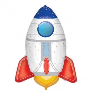 Space Rocket, Rakéta fólia lufi 77 cm Space Rocket, Rakéta fólia lufi 77 cm