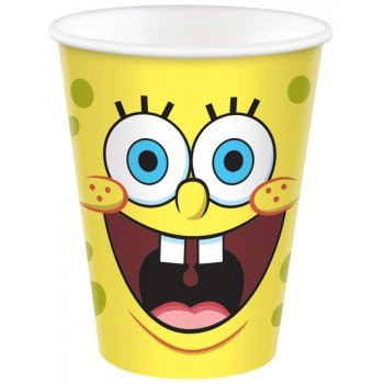 SpongyaBob papír pohár 8 db-os 250 ml