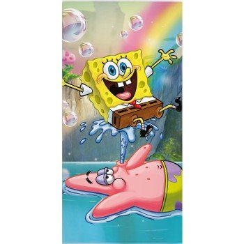 SpongyaBob Paradise fürdőlepedő, strand törölköző 70x140cm SpongyaBob Paradise fürdőlepedő, strand törölköző 70x140cm