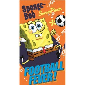 SpongyaBob Soccer Pants Kéztörlő, arctörlő törölköző 35x65cm SpongyaBob Soccer Pants Kéztörlő, arctörlő törölköző 35x65cm