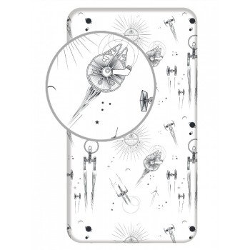 Star Wars Death Star gumis lepedő 90*200 cm Star Wars Death Star gumis lepedő 90*200 cm