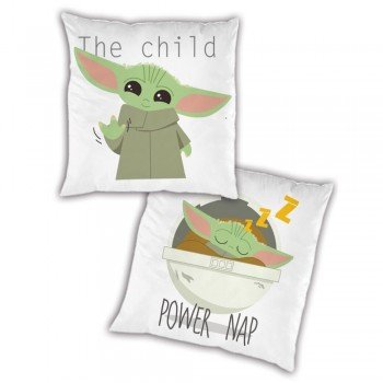 Star Wars Mandalorian Power Nap párna, díszpárna 35x35 cm Star Wars Mandalorian Power Nap párna, díszpárna 35x35 cm