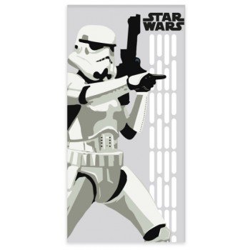 Star Wars Stormtrooper fürdőlepedő, strand törölköző 60x120cm Star Wars Stormtrooper fürdőlepedő, strand törölköző 60x120cm