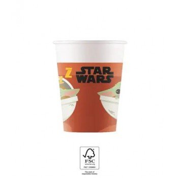 Star Wars Mandalorian papír pohár 8 db-os 200 ml FSC