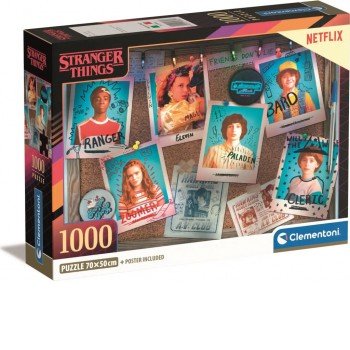 Stranger Things 1000 db-os puzzle Clementoni Stranger Things 1000 db-os puzzle Clementoni