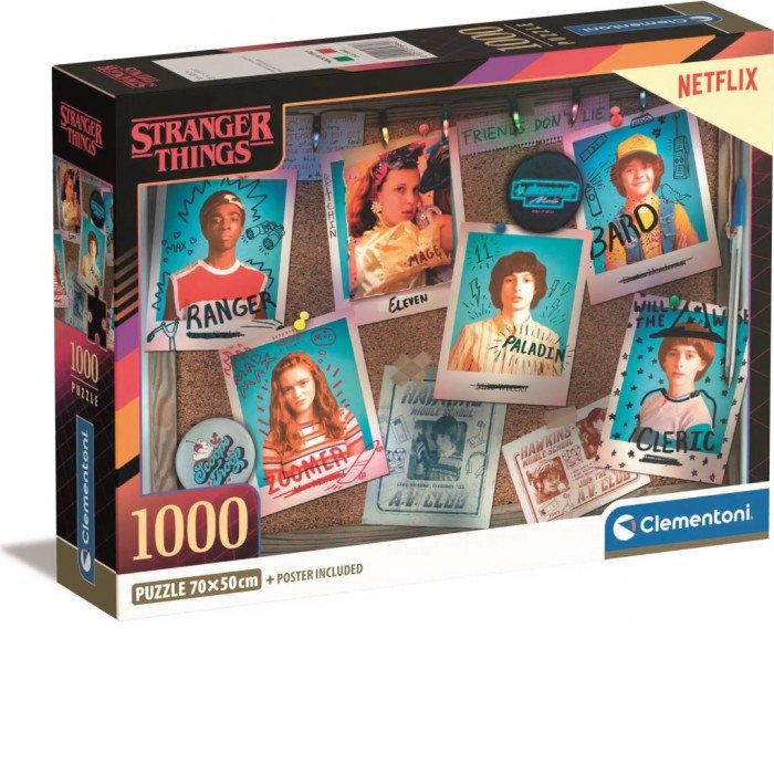 Stranger Things 1000 db-os puzzle Clementoni