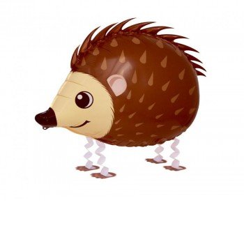 Hedgehog, Sün sétáló fólia lufi 51 cm Hedgehog, Sün sétáló fólia lufi 51 cm