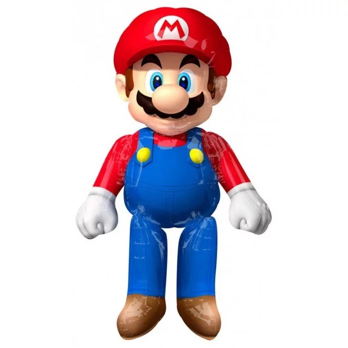 Super Mario AirWalker sétáló fólia lufi 152 cm Super Mario AirWalker sétáló fólia lufi 152 cm