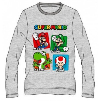 Super Mario gyerek hosszú ujjú póló, felső 4 év Super Mario gyerek hosszú ujjú póló, felső 4 év