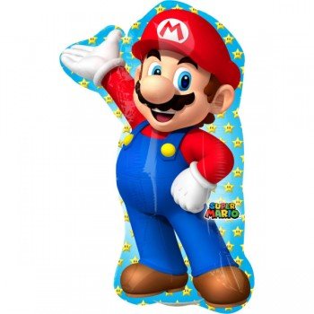 Super Mario Mini fólia lufi 30 cm Super Mario Mini fólia lufi 30 cm